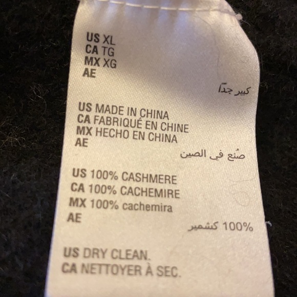 Charter Club Luxury 100% Cashmere Crew Neck Stripe Sweater XL - Picture 5 of 6